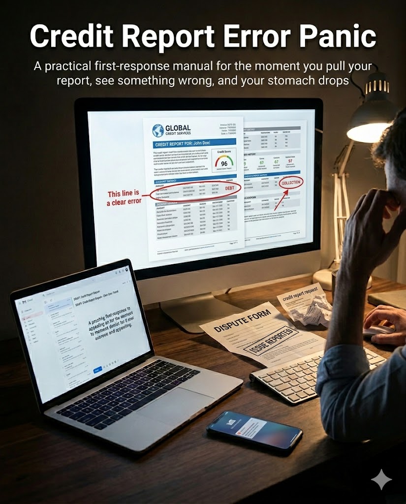 credit report error panic